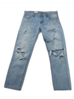 GAP 1969 Distressed Ripped Boyfriend Jeans 28R